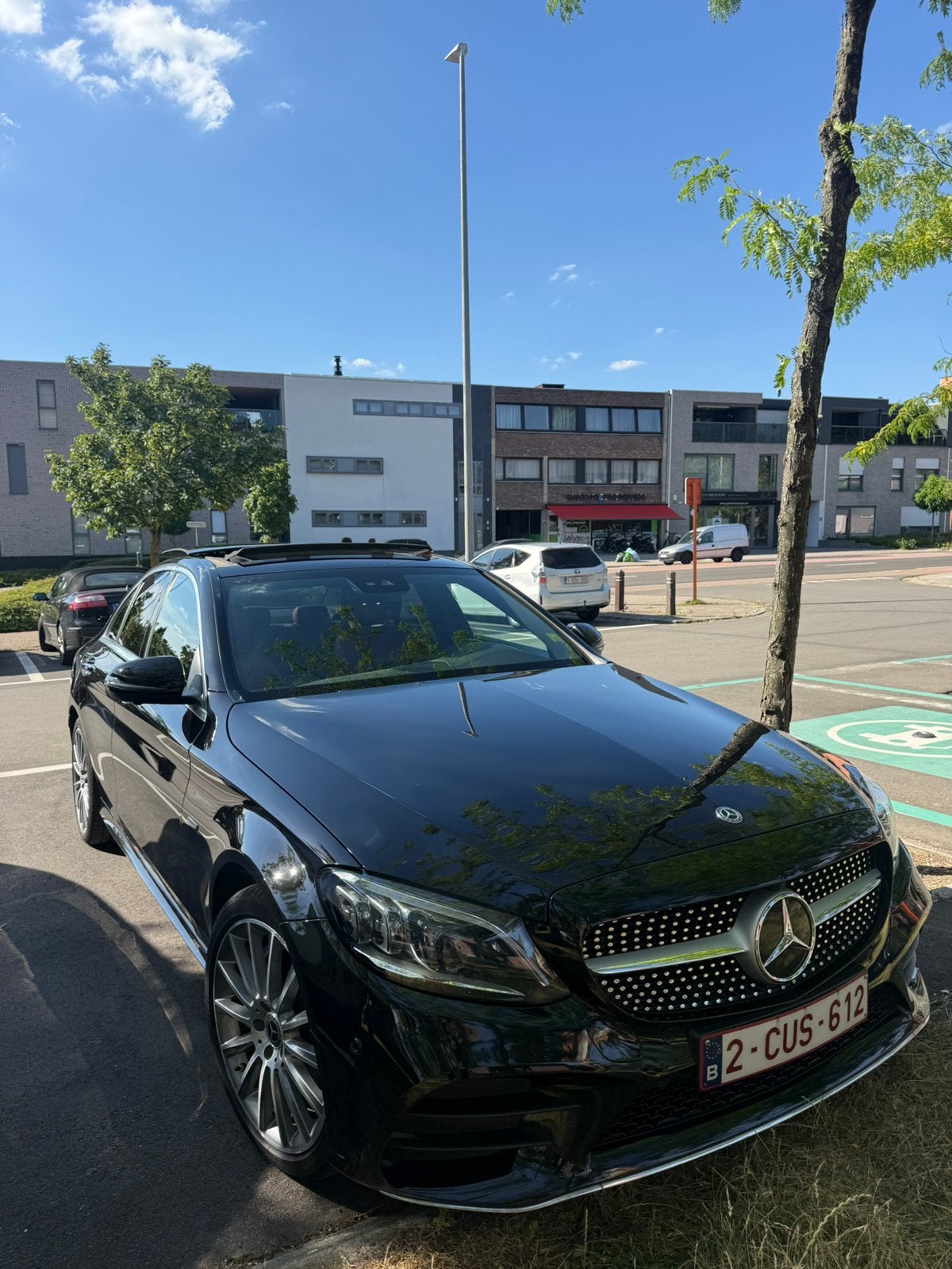 Mercedes-Benz C300de, Auto diversen, Ongevalwagen, Automaat, Zwart, Mercedes-Benz, Diesel