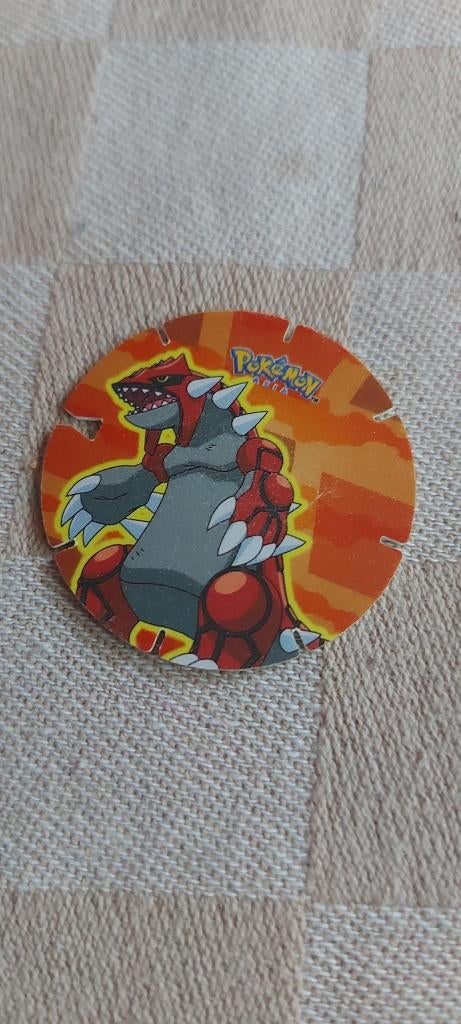flippo pokemon chiki balls zeldzaam Groudon legendary, Verzamelen, Flippo's, Ophalen of Verzenden, Losse flippo's