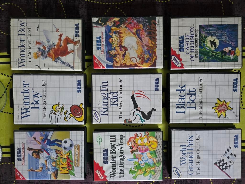 54 sega master system games, Games en Spelcomputers, Spelcomputers | Sega, Ophalen, Master System