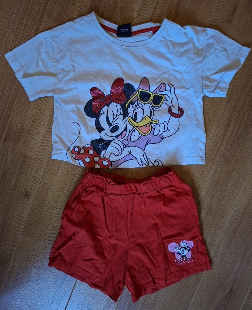 Primark Disney zomerpyjama 128, Kinderen en Baby's, Kinderkleding | Maat 128, Nacht- of Onderkleding, Gebruikt, Meisje, Ophalen of Verzenden