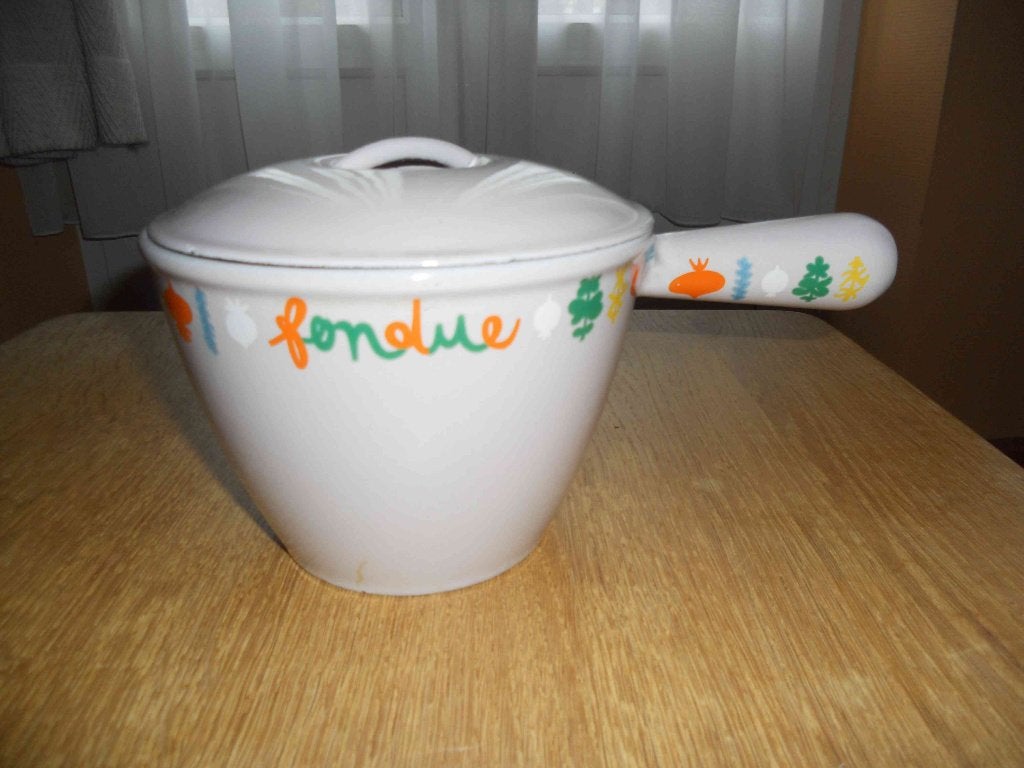 Caquelon en fonte, Enlèvement ou Envoi, Utilisé, Fonte