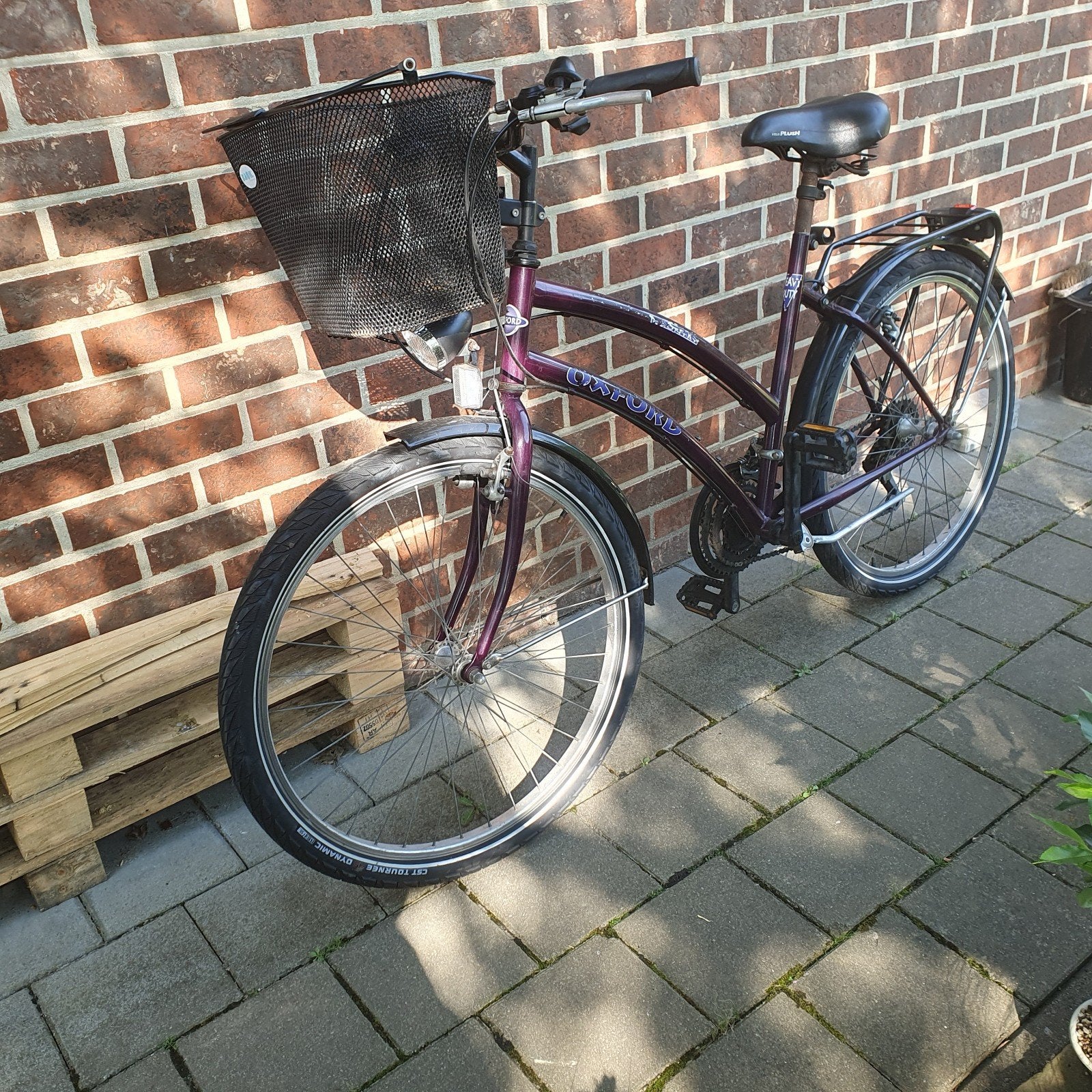Dames fiets, Ophalen