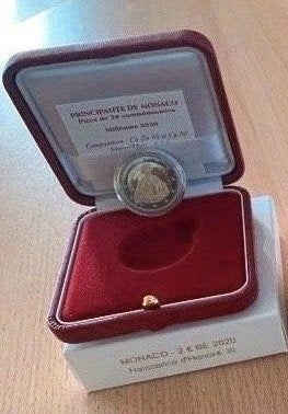 2 Euro Monaco 2020, Ophalen, Monaco, 2 euro, Setje
