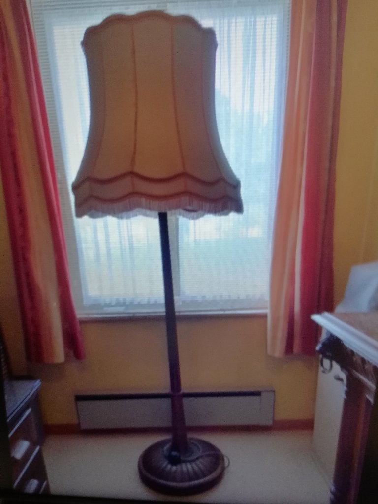 lampadaire vintage avec  abat-jour, Enlèvement