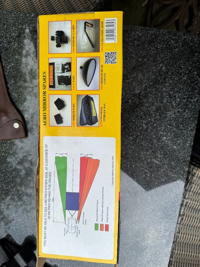 Caravanspiegel “Aero Towing Mirrors”,, Ophalen of Verzenden, Zo goed als nieuw