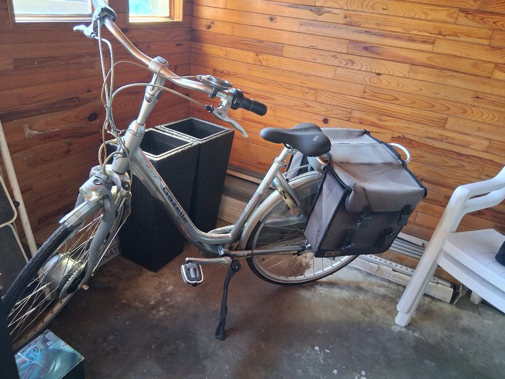 Elektrische fiets, Fietsen en Brommers, Ophalen, Minder dan 30 km per accu, Gebruikt, 47 tot 51 cm