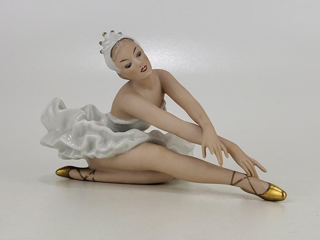 Figurine de ballerine en porcelaine Wallendorf, Enlèvement ou Envoi