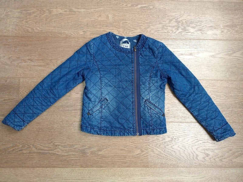NEXT - veste matelassée en jean fille - taille 134 (9 ans), Enfants & Bébés, Enlèvement, Utilisé, Fille