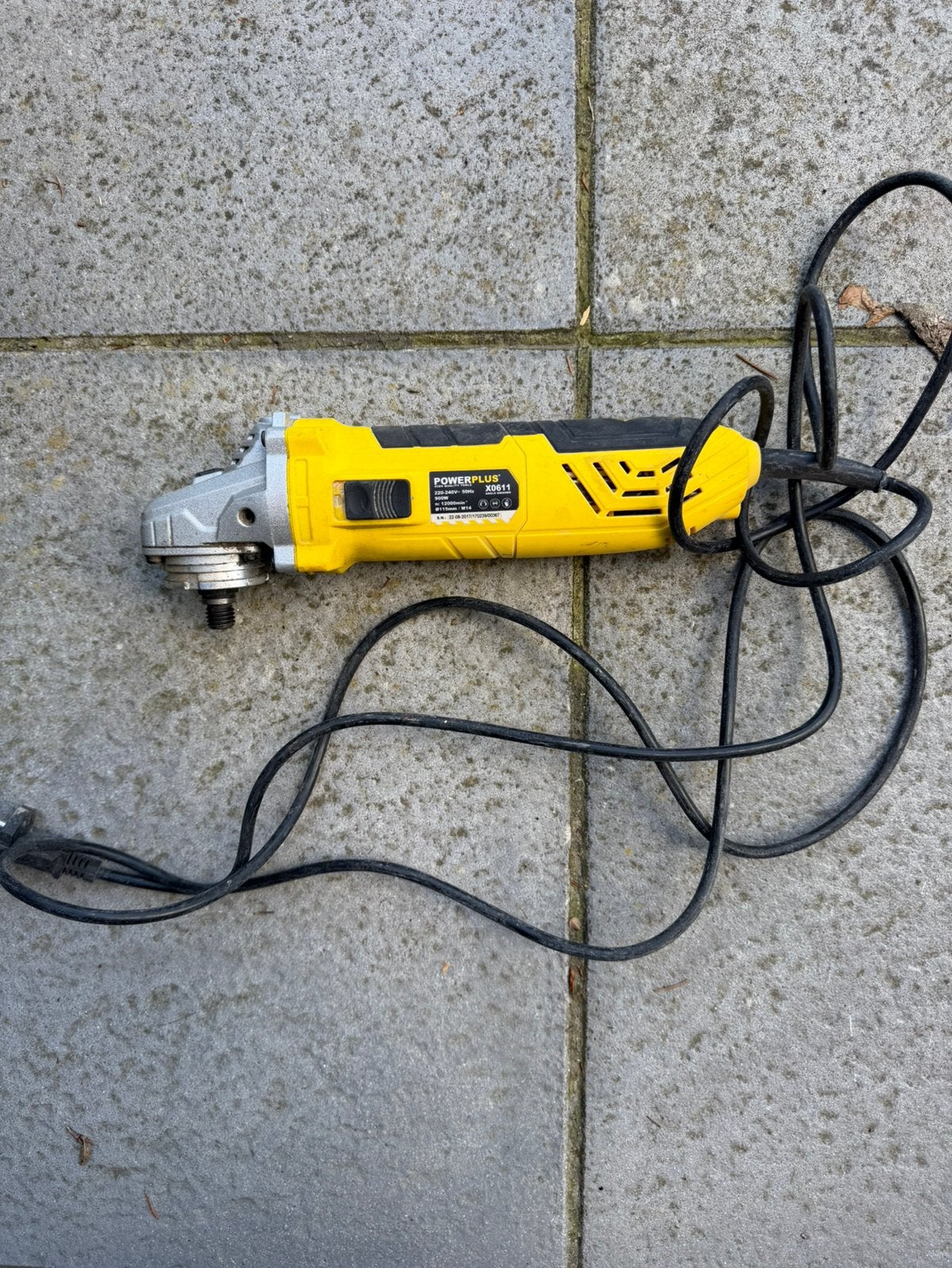 Powerplus X0611 slijpschijf / slijper, Enlèvement, Utilisé, 700 à 1000 watts, Meuleuse d'angle