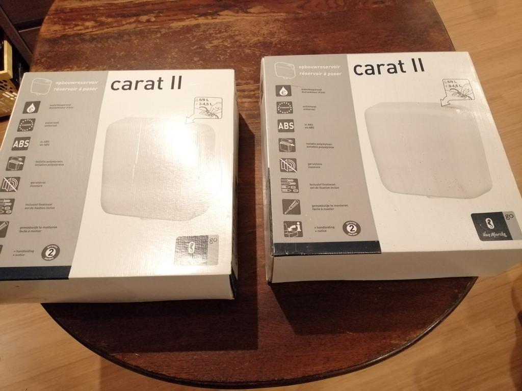 Nieuwe stortbakken toilet carat II, Ophalen, Nieuw, Toilet