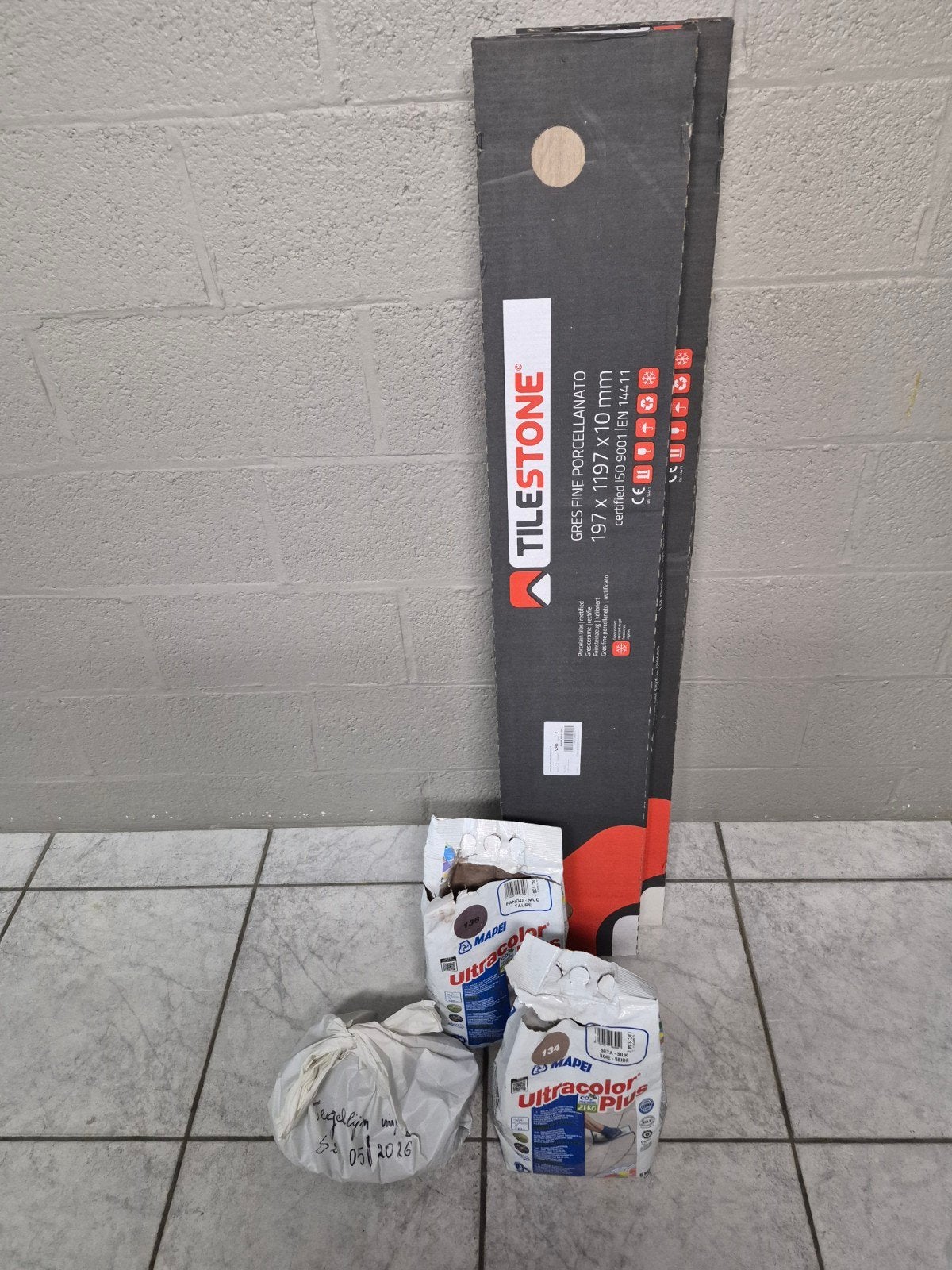 Keramische parkettegel, Ophalen, Nieuw
