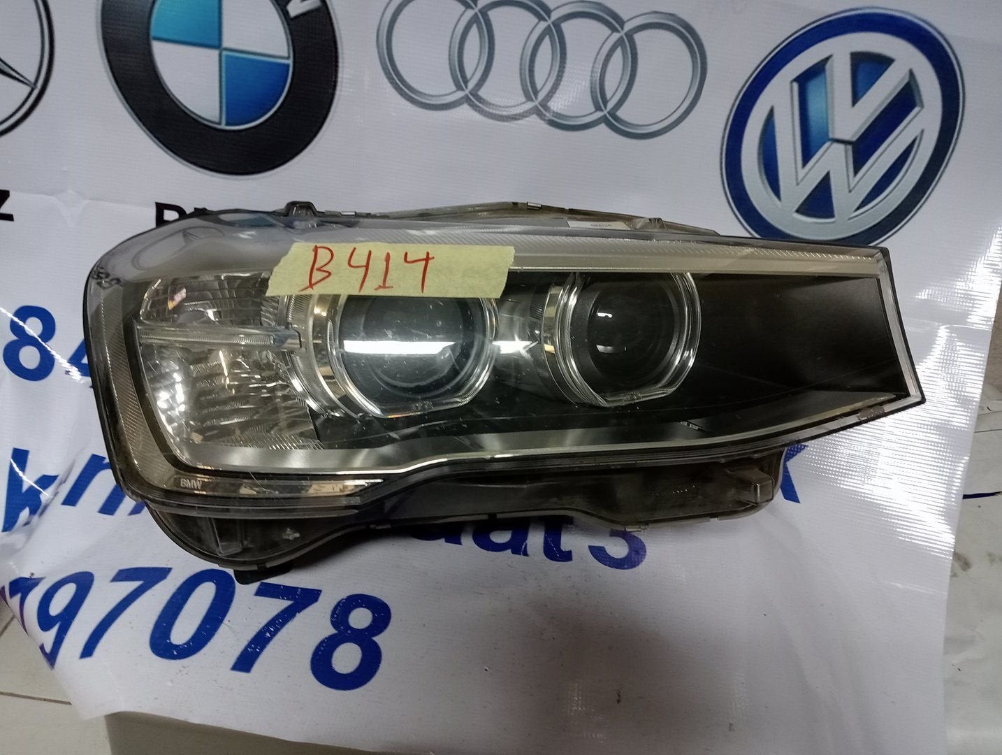 Koplamp BMW X3 F25 X4 F26 LCI Xenon LED Rechts 7400018-04, Gebruikt, -, -, Ophalen of Verzenden