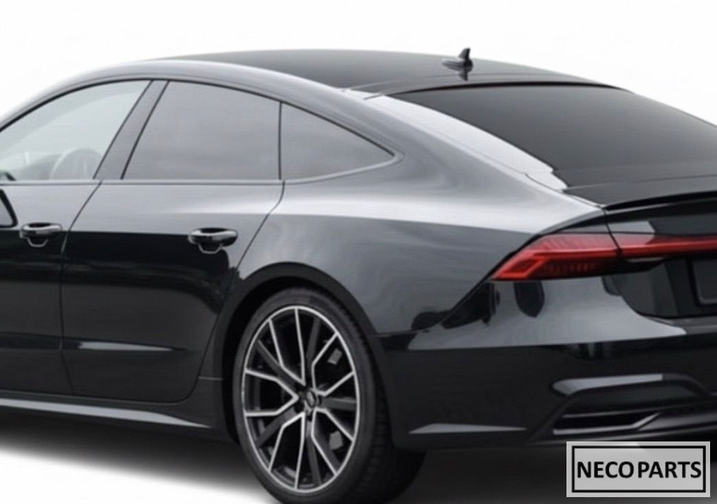 AUDI A7 C8 4K ACHTERSCHERM SNIJDEEL LINKS KLEUR ZWART, Gebruikt, -, Achter, -