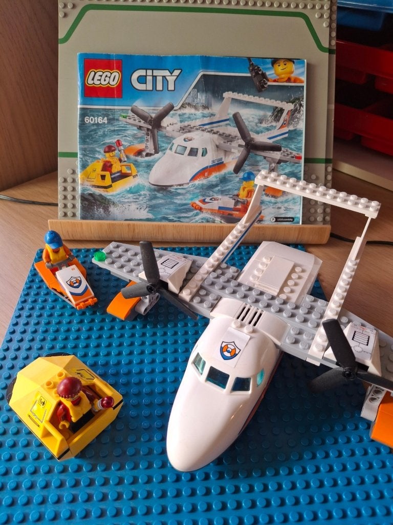 Lego - 60164 - Avion de sauvetage en mer, City, Enlèvement ou Envoi, Lego, Ensemble complet