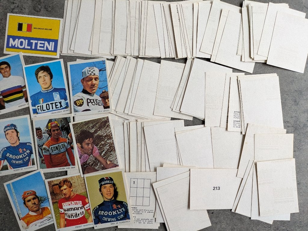WIELRENNERS stickers anno 1973 SPRINTERS 73 Nomedia 156x, Verzenden, Zo goed als nieuw