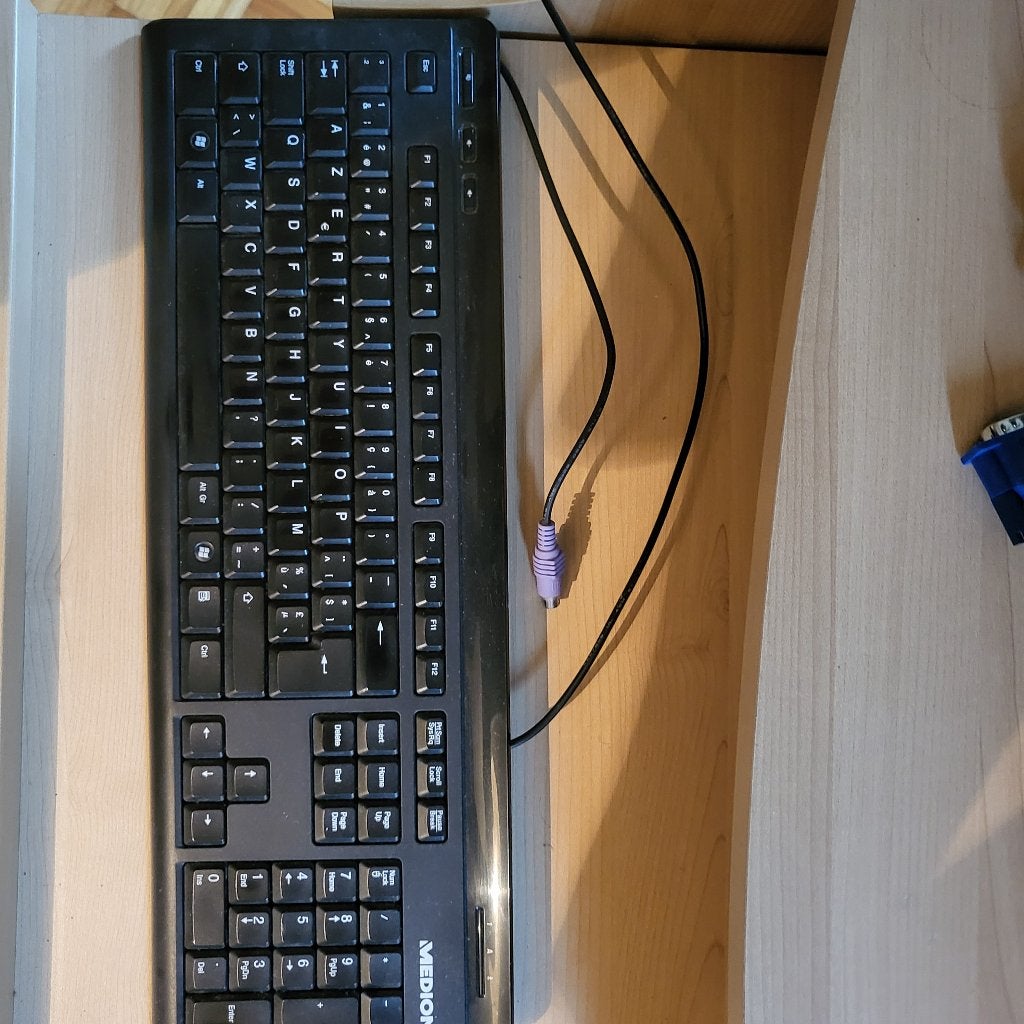 Toetsenbord Medion zwart, Computers en Software, Ophalen of Verzenden, Zo goed als nieuw, Medion