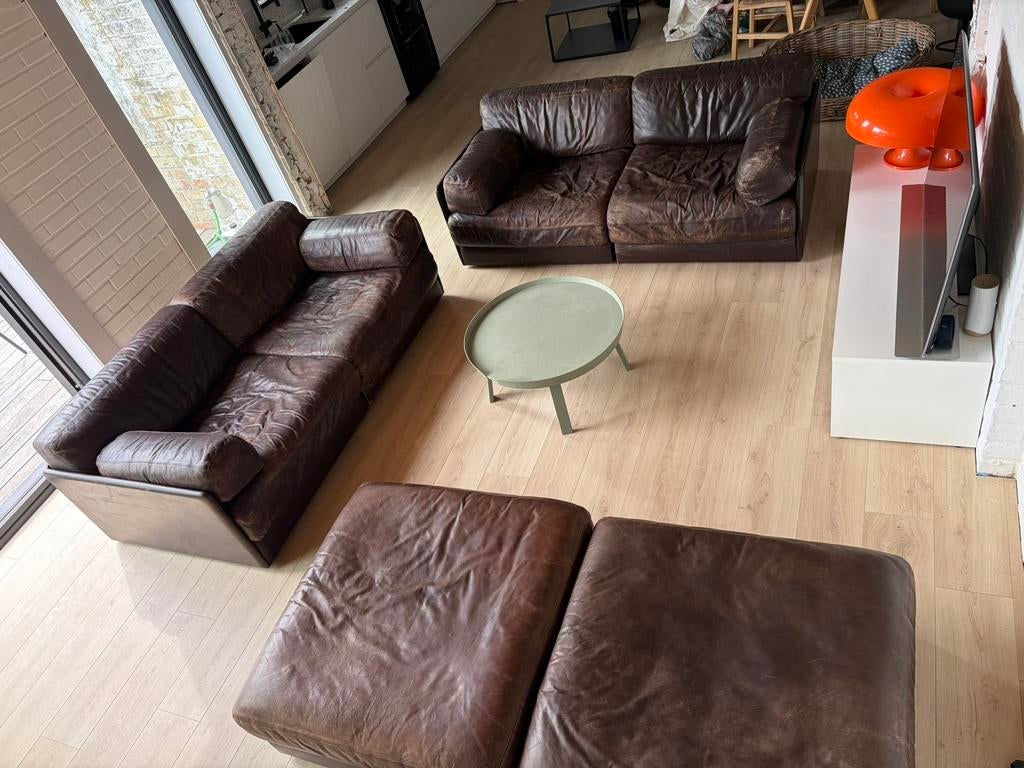 Vintage zetels van De Sede DS76, Huis en Inrichting, Ophalen, Gebruikt