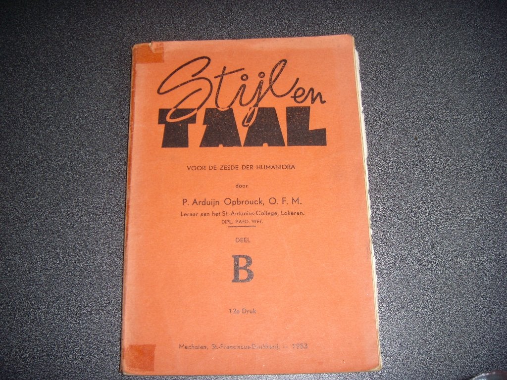 Stijl en taal, Boeken, Ophalen of Verzenden, Gelezen, Nederlands