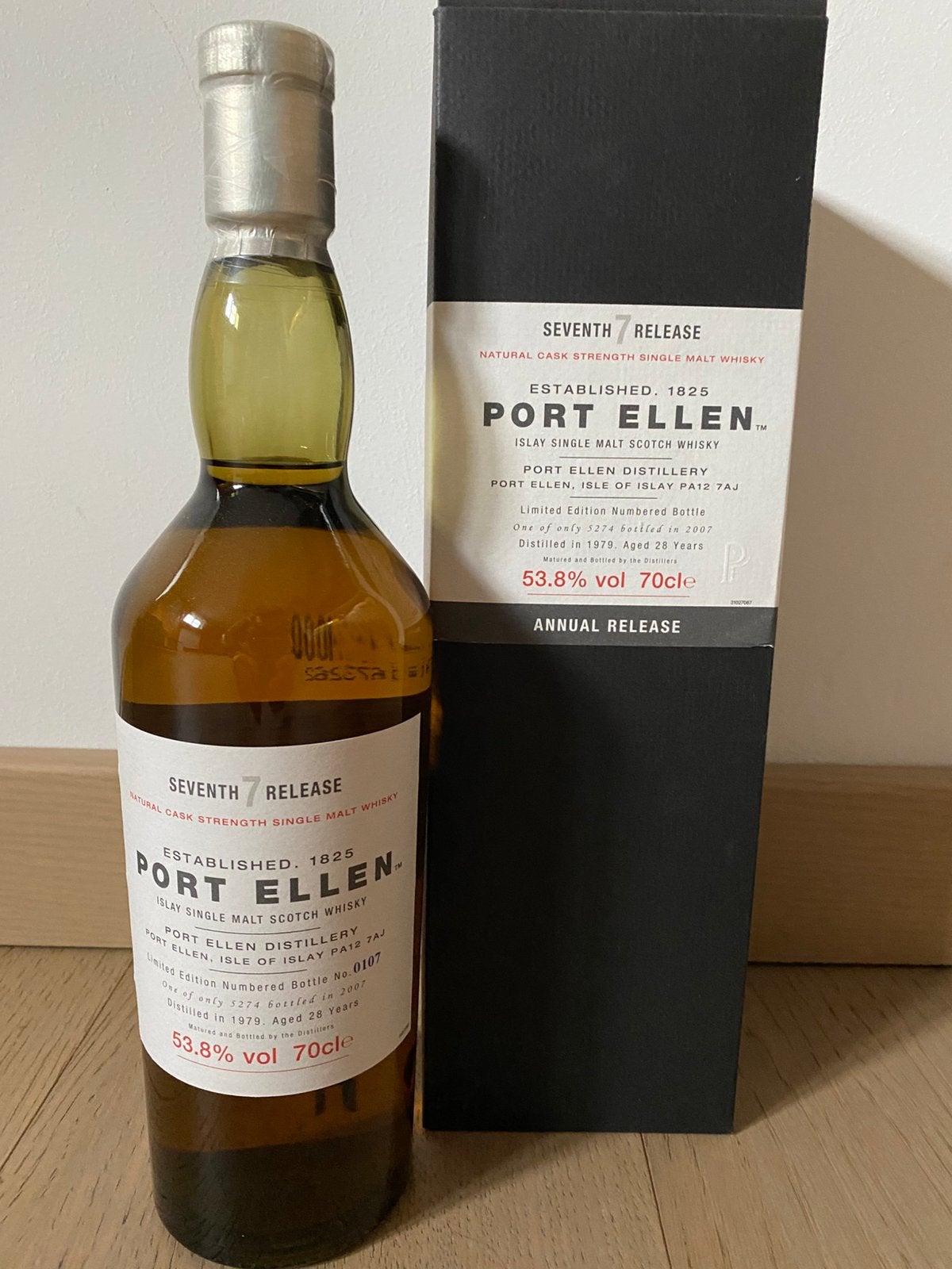 Port Ellen 7th Release single malt, Verzamelen, Ophalen of Verzenden, Zo goed als nieuw, Overige typen