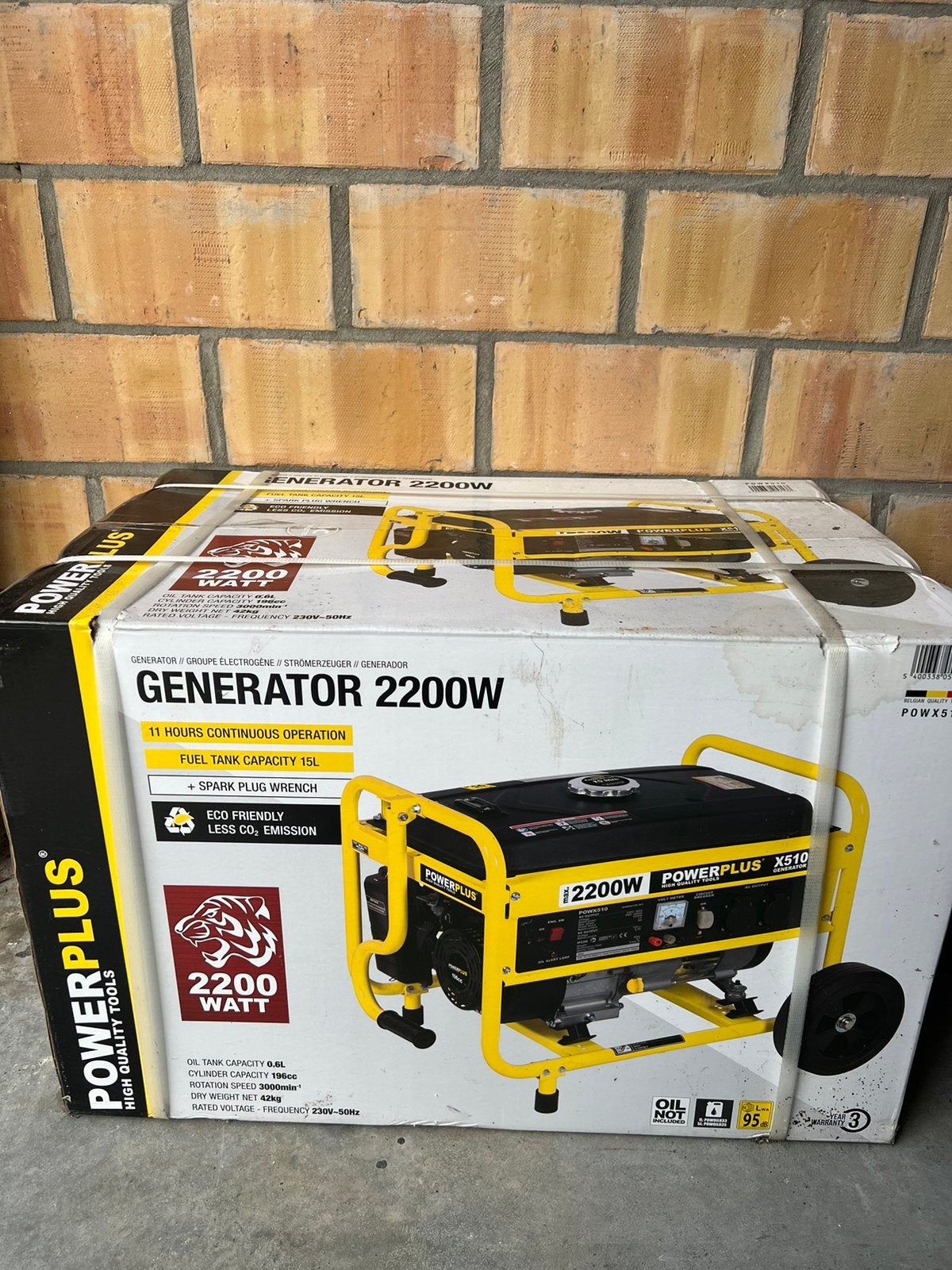 Stroomgenerator, Enlèvement, Neuf, Essence