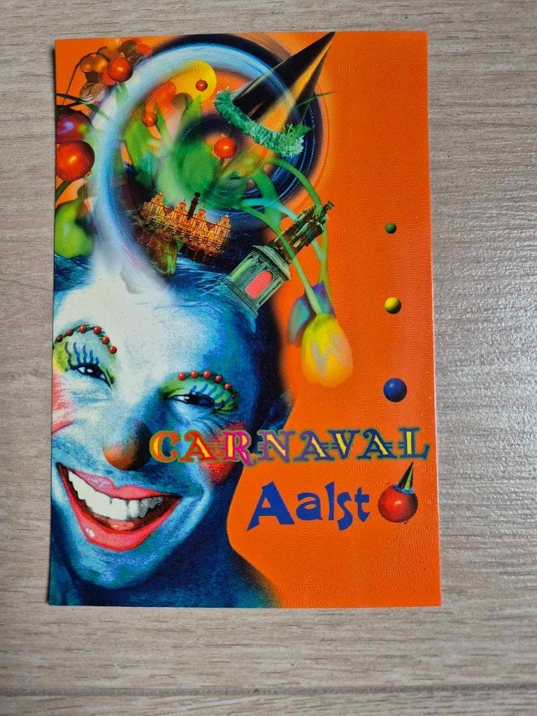 Postkaart Aalst carnaval 1997, Collections, Enlèvement ou Envoi, Non affranchie
