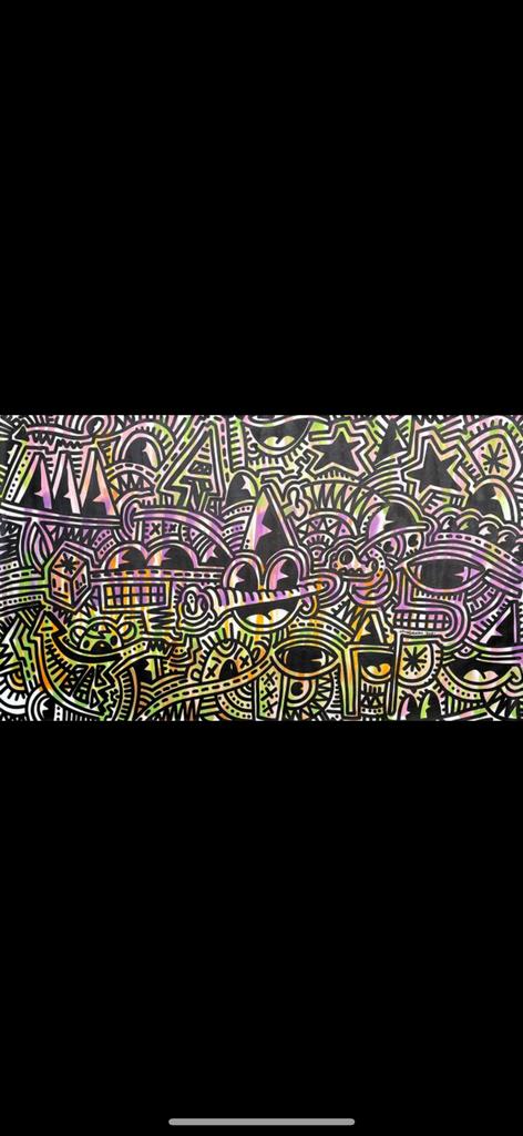Ottograph — Quarter Final 2021 Œuvre originale  85 x 150 cm, Enlèvement