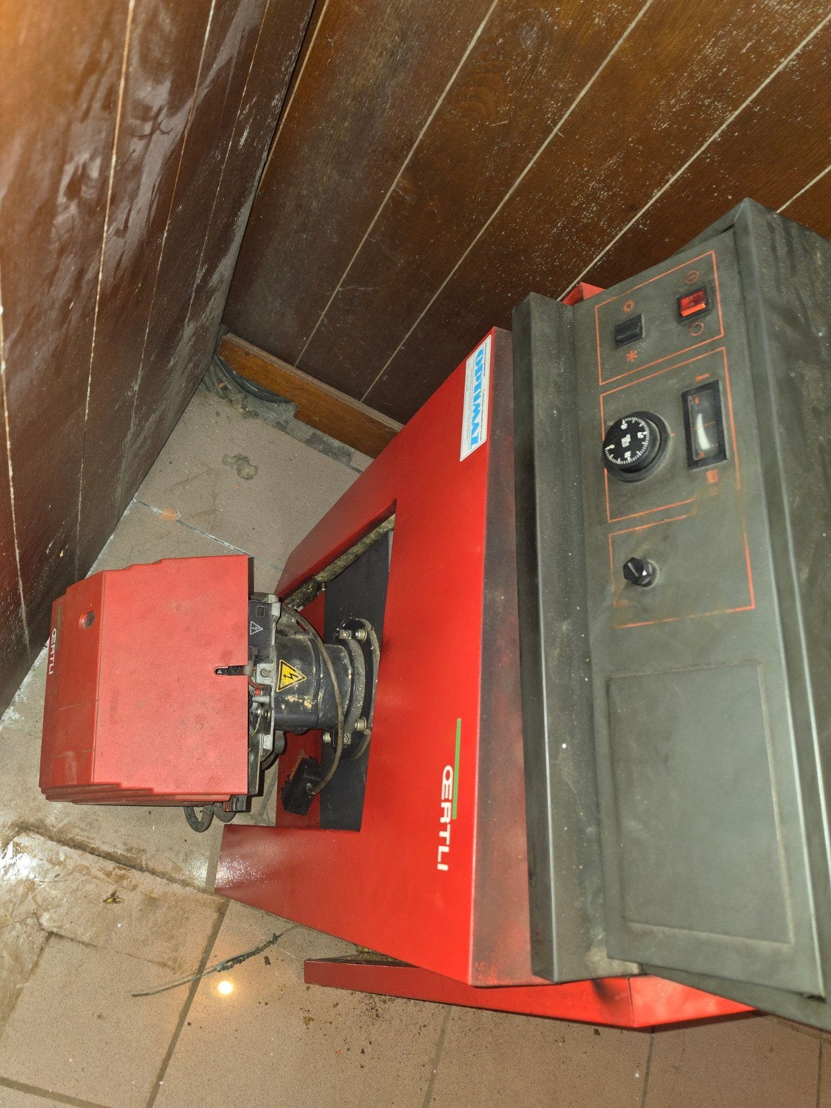 stookolieketel, Doe-het-zelf en Bouw, Ophalen, Gebruikt