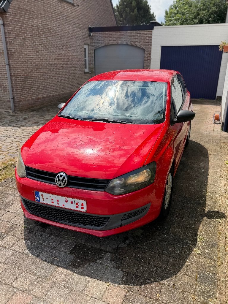 Volkswagen Polo 1.6tdi, Autos, Rouge, Euro 5, Achat, Boîte manuelle