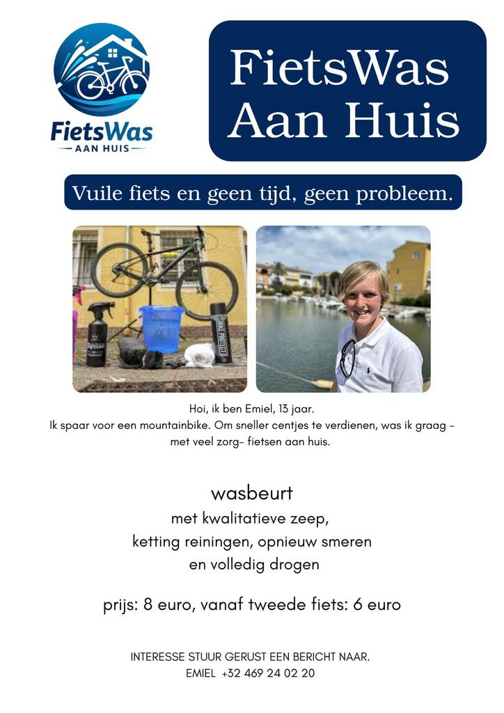 Fietsen Was Aan Huis, Ophalen