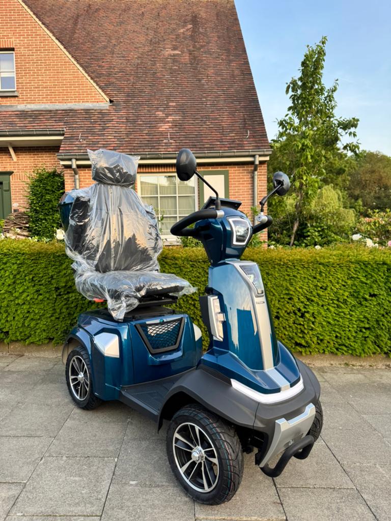 Scootmobiel Falcon 20 km/h batterie au lithium amovible NEUF, Divers, Chaises roulantes, Enlèvement ou Envoi, Pliant, Neuf, Fauteuil roulant électrique