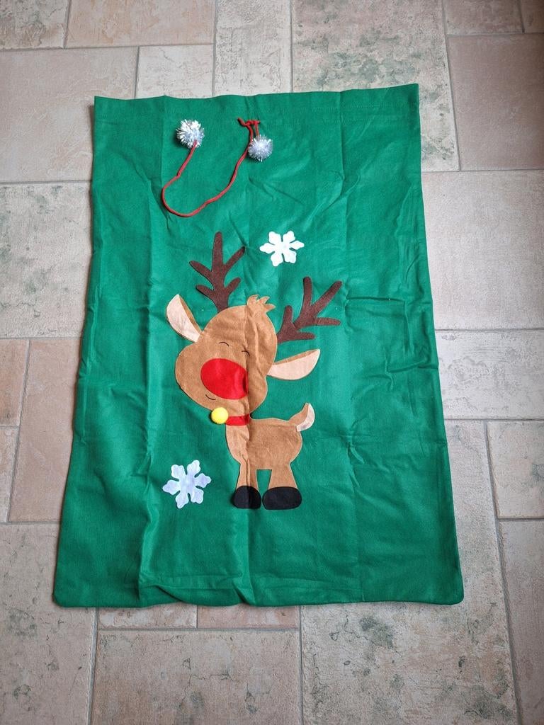 Grote vilten cadeauzak 90 x 60 cm, Diversen, Kerst, Ophalen of Verzenden, Nieuw