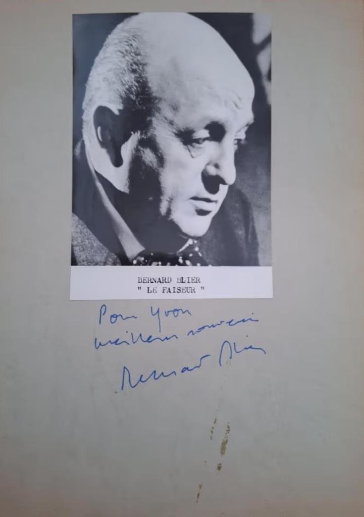 Lot autographes provenant d'un coiffeur (NAMUR), Enlèvement ou Envoi, Signé