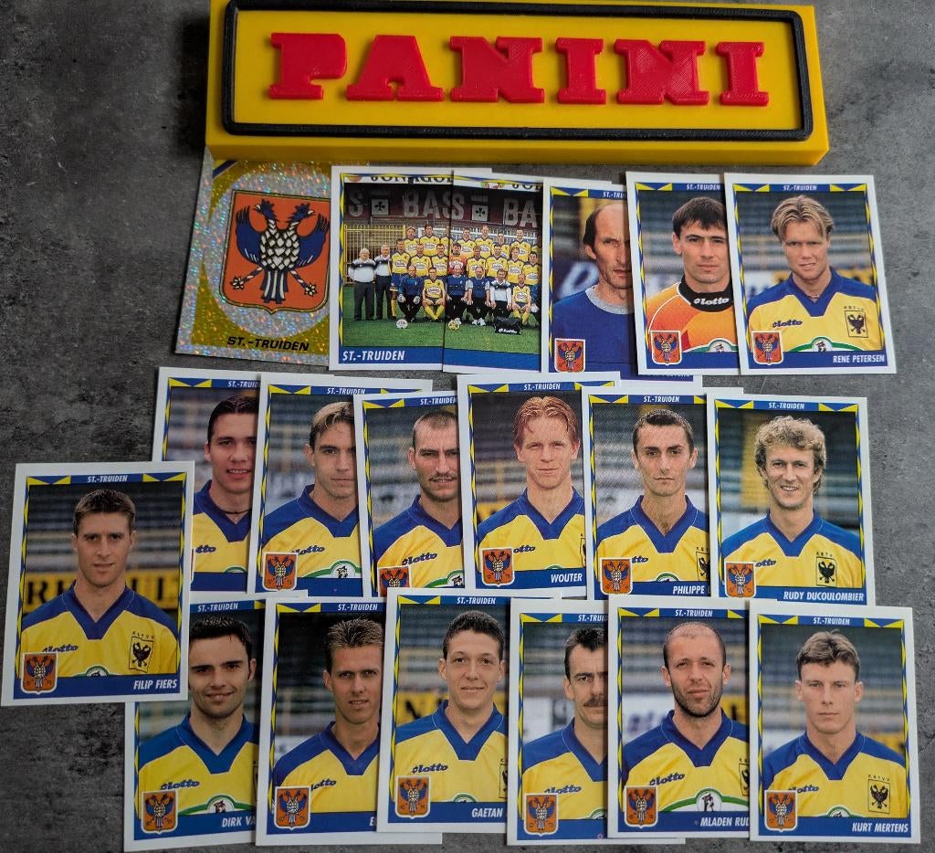 Panini FOOTBALL 99 19 STICKERS 1999  SINT TRUIDEN  VOETBAL, Hobby en Vrije tijd, Stickers en Plaatjes, Nieuw, Ophalen of Verzenden