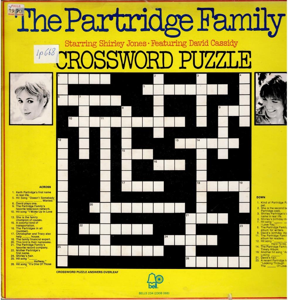 lp  /  The Partridge Family – Crossword Puzzle, Ophalen of Verzenden, Overige formaten