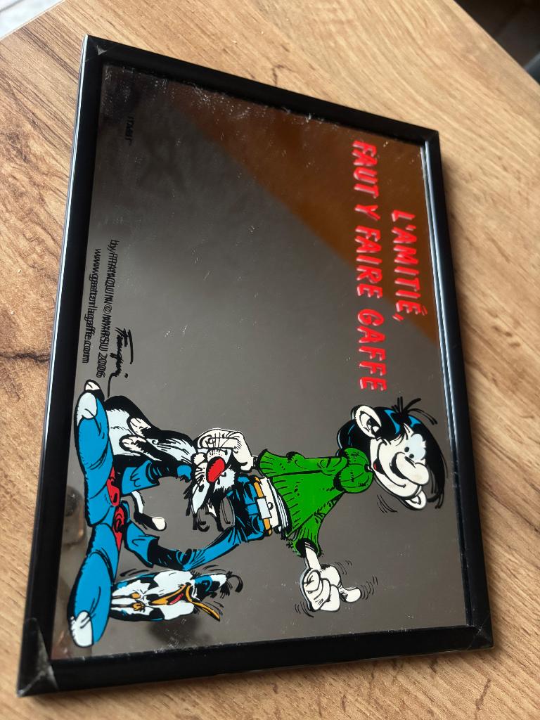 Plateau miroir Gaston Lagaffe – Franquin 2006, Enlèvement, Comme neuf, Autres types