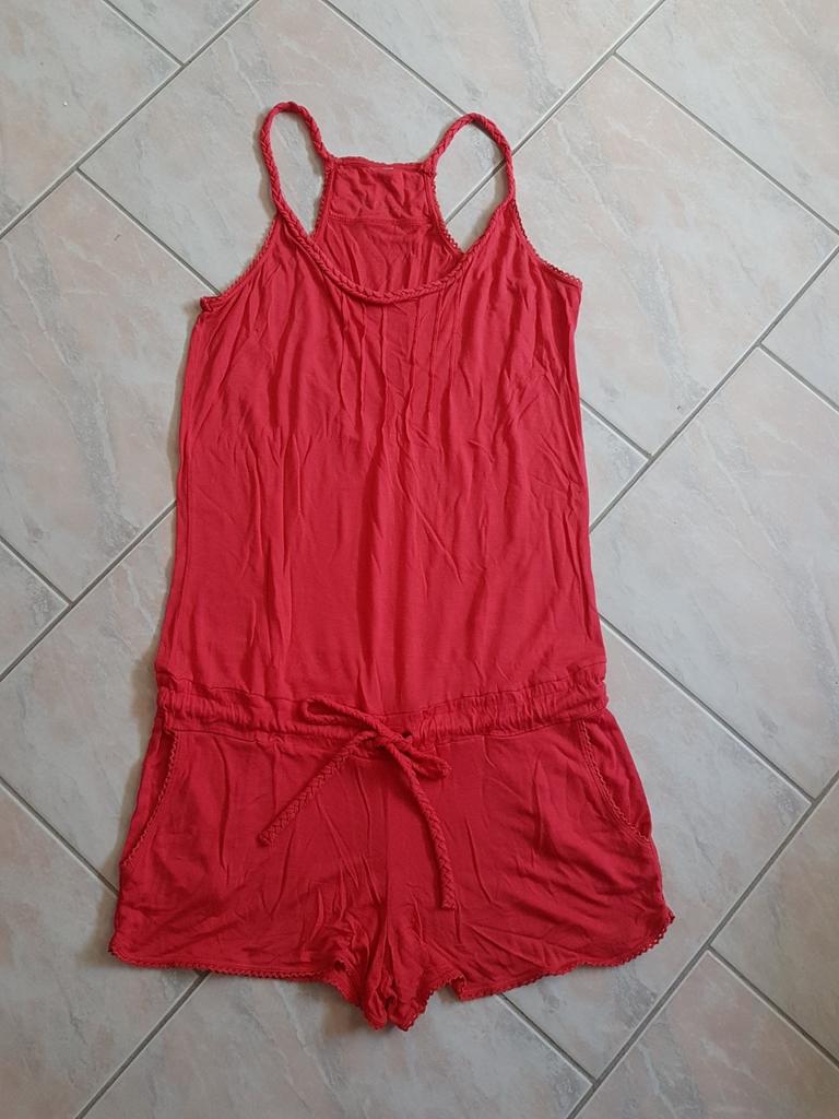 Katoenen playsuit, Kleding | Dames, Maat 38/40 (M), Ophalen of Verzenden, Zo goed als nieuw, Soft Grey