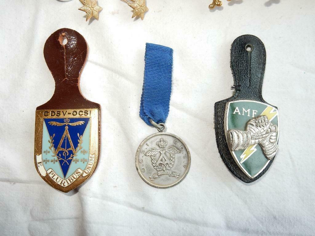 Onderdeel van Belgisch legerofficiersuniform (1955-1980), Ophalen of Verzenden, Landmacht, Embleem of Badge