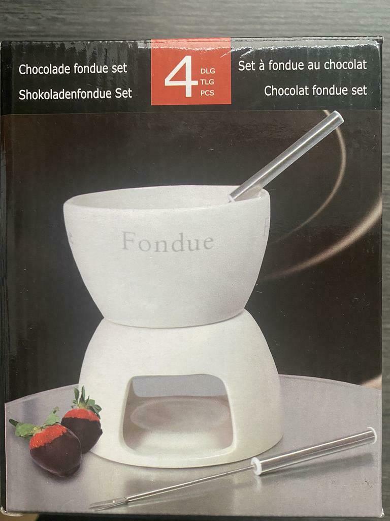 Chocolade fondue, Ophalen, Zo goed als nieuw