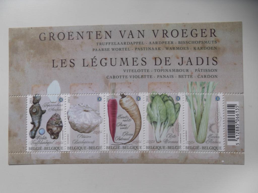 BL186 Groenten van vroeger - Les légumes de jadis MNH, Enlèvement ou Envoi, Non oblitéré, Timbre-poste