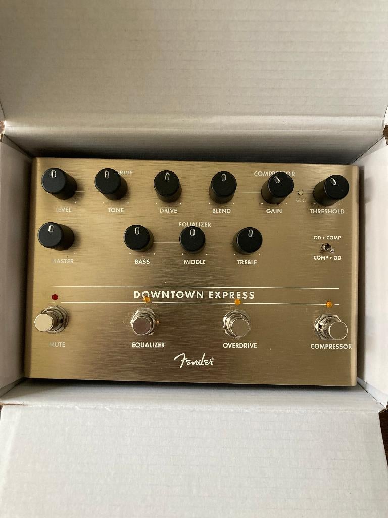 Pédale Fender Downtown Express, Musique & Instruments, Effets, Enlèvement ou Envoi, Comme neuf, Distortion, Overdrive ou Fuzz