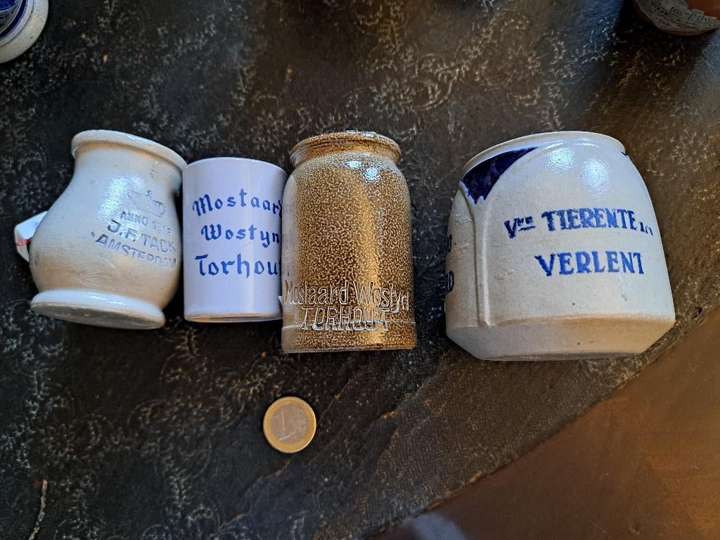 Mosterdpotten, Antiek en Kunst, Ophalen of Verzenden