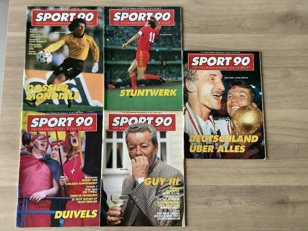 Sport 90 Magazines over WK1990, Ophalen of Verzenden, Zo goed als nieuw, Boek of Tijdschrift