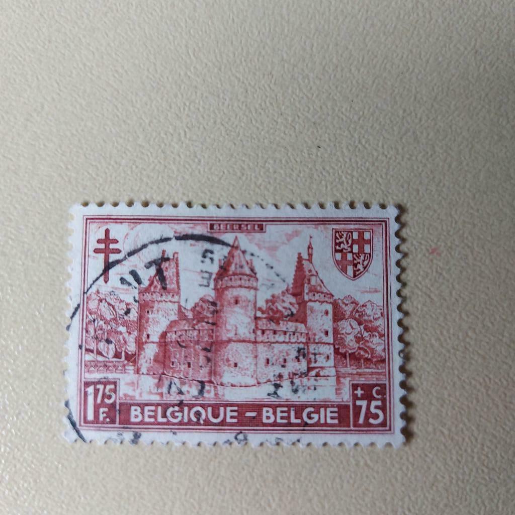 postzegels België gestempeld nr 870, Ophalen of Verzenden, Zonder envelop, Gestempeld, Overig