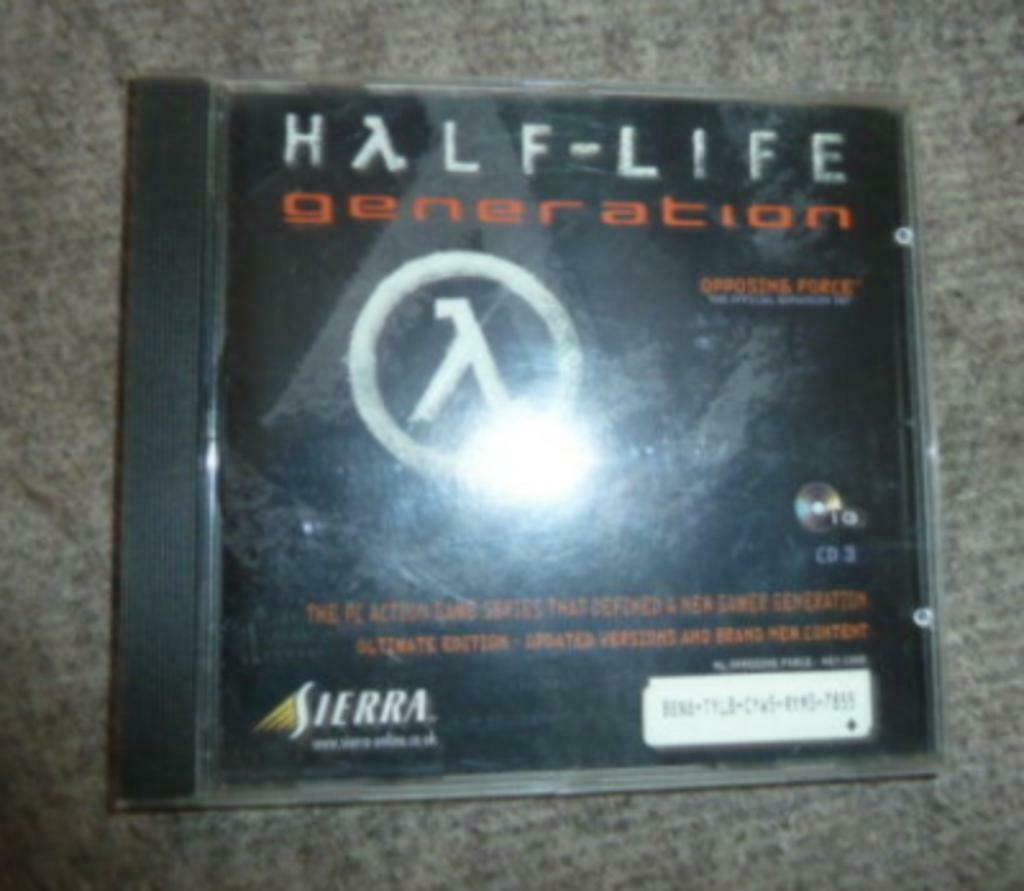 PC spel CD rom HALF - LIFE GENERATION Opposing force, Games en Spelcomputers, Gebruikt, Vechten, 1 speler, Eén computer