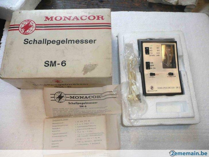 sonomètre Monacor, Ophalen of Verzenden, Gelezen, Niet van toepassing