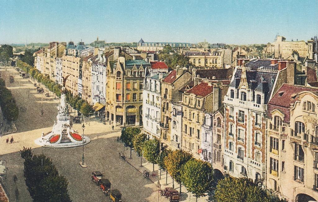 1910 - FRANKRIJK - Reims: Avenue Drouet d'Erlon, Verzenden, Voor 1920, Ongelopen, Frankrijk