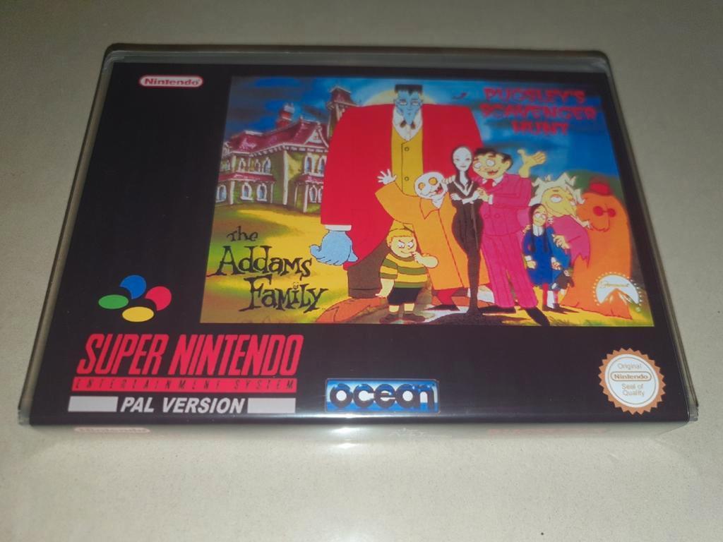 The Addams Family: Pugsley's Scavenger Hunt SNES Game Case, Verzenden, Zo goed als nieuw