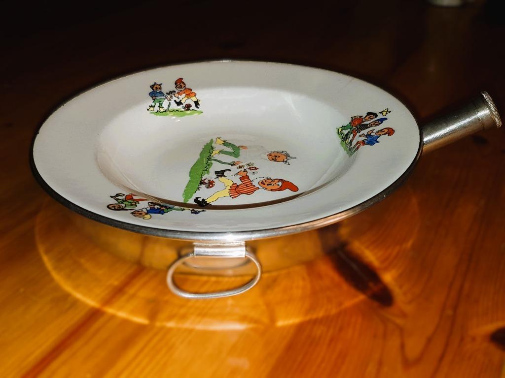 Assiette chauffante vintage super mignonne pour bébé, Antiquités & Art, Curiosités & Brocante, Enlèvement ou Envoi