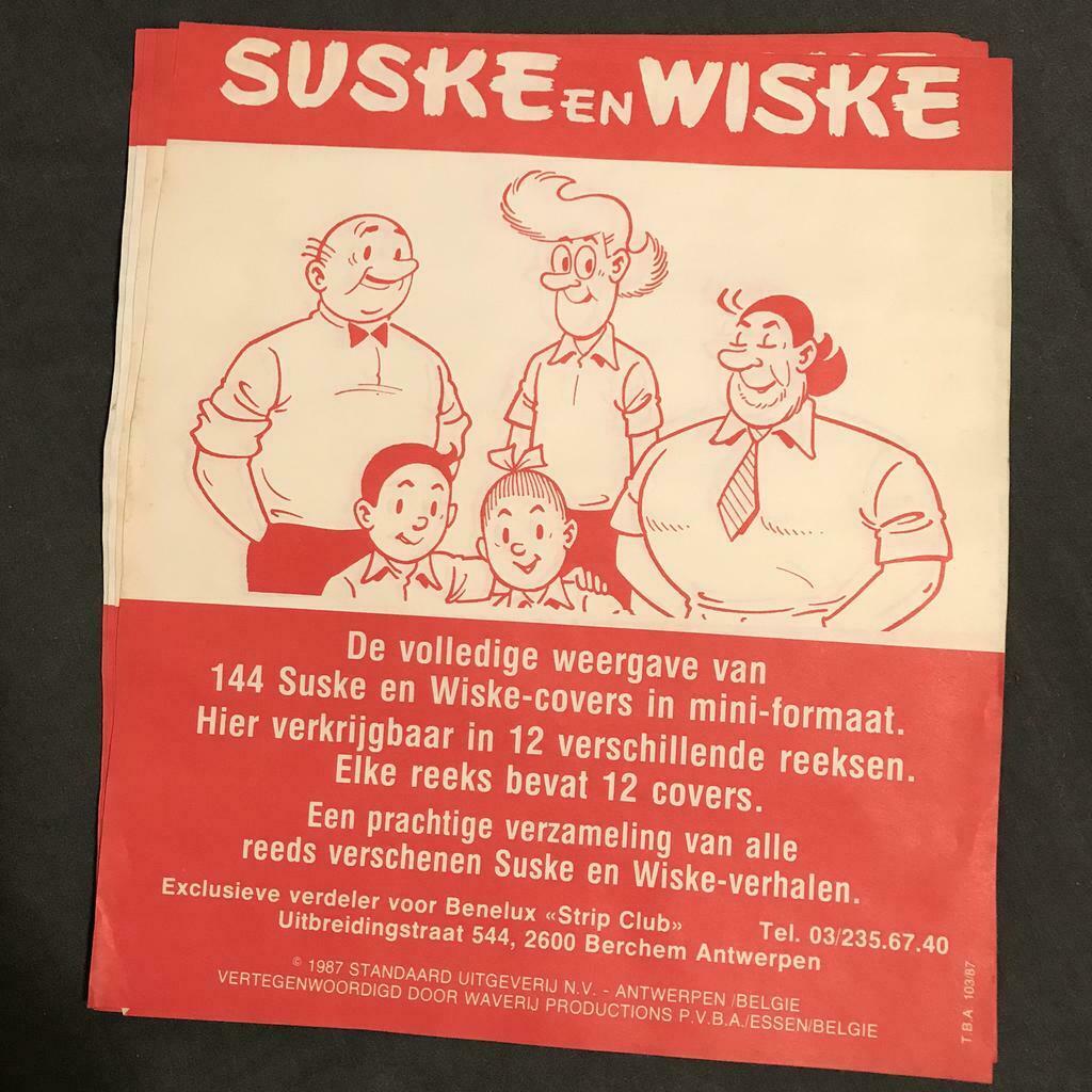 ♦️S&W🗯 Affiche - poster mini-albums 1987, Enlèvement, Comme neuf
