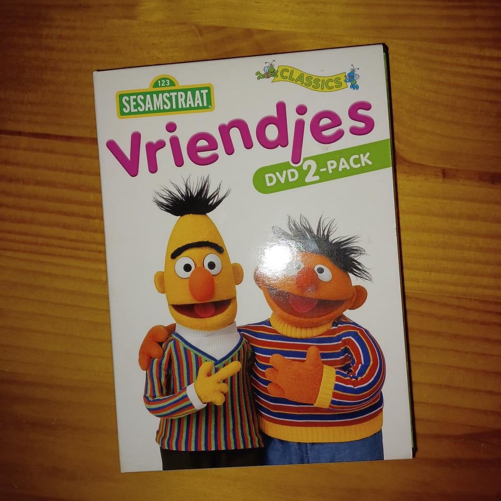 Dvd 2-pack, bert en ernie, Sesamstraat, Ophalen of Verzenden, Zo goed als nieuw